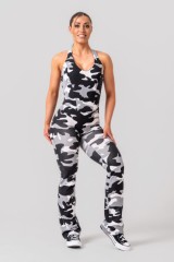 Комбінезон Nebbia Sculpting Flared Jumpsuit OWN THE GYM White Camo 397
